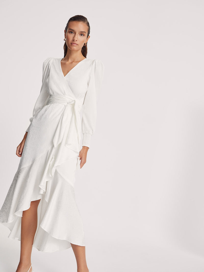 Grace high on sale low jacquard dress
